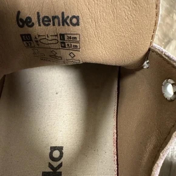 Be Lenka Prime 2.0 Pink EU 37 US 7‎Leather Shoes Sneaker Barefoot Casual